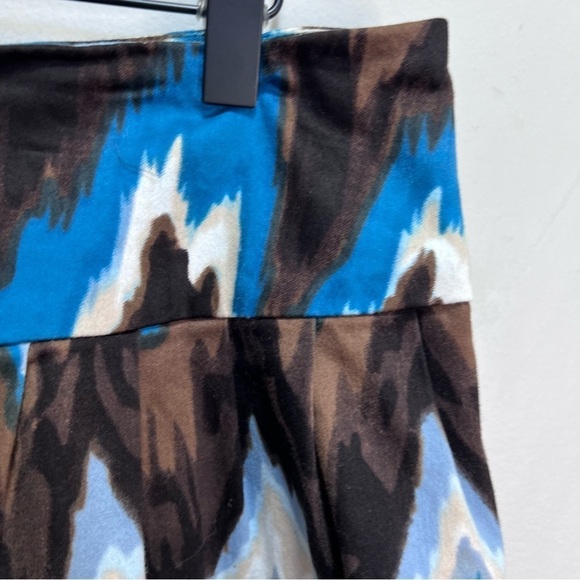 Addition Elle Brown & Blue Chevron Print Pencil Skirt Size 14 - Picture 3 of 8